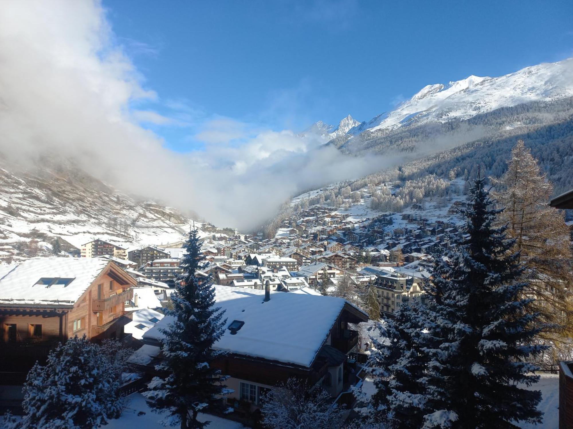 Studio Direkt Im Zentrum, Tolle Terrasse, Aussicht Zermatt Exterior photo